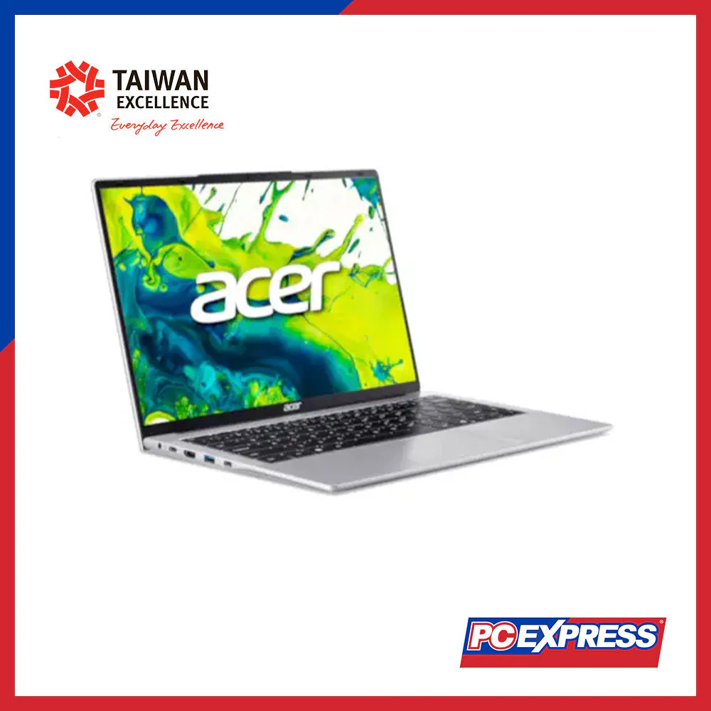 ACER Aspire Lite AL14-32P-392P Intel® Core™ 3 Laptop (Light Silver) - Image 2