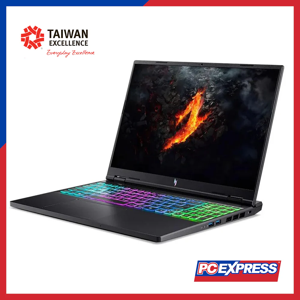 ACER Nitro 16 AN16-43-R5PS (NH.QQFSP.004) GeForce RTX™ 4060 AMD Ryzen™ 9 Laptop (Obsidian Black) - Image 2