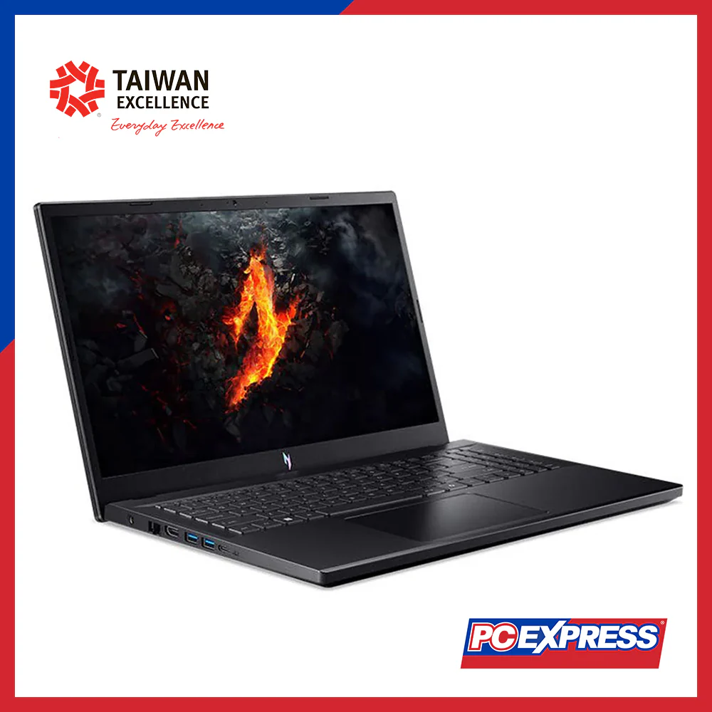 ACER Nitro V 15 ANV15-41-R75D (NH.QPESP.003) GeForce RTX™ 4050 AMD Ryzen™ 5 Laptop (Obsidian Black) - Image 4