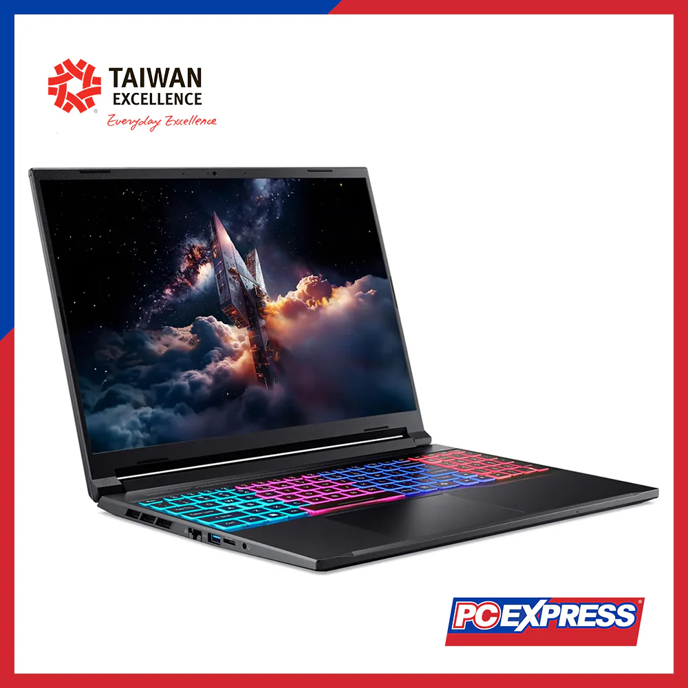 ACER Nitro V 16 Slim (ANV16S-41-R6TM) GeForce RTX™ 5050 AMD Ryzen™ 5 Laptop (Obsidian Black) - Image 2