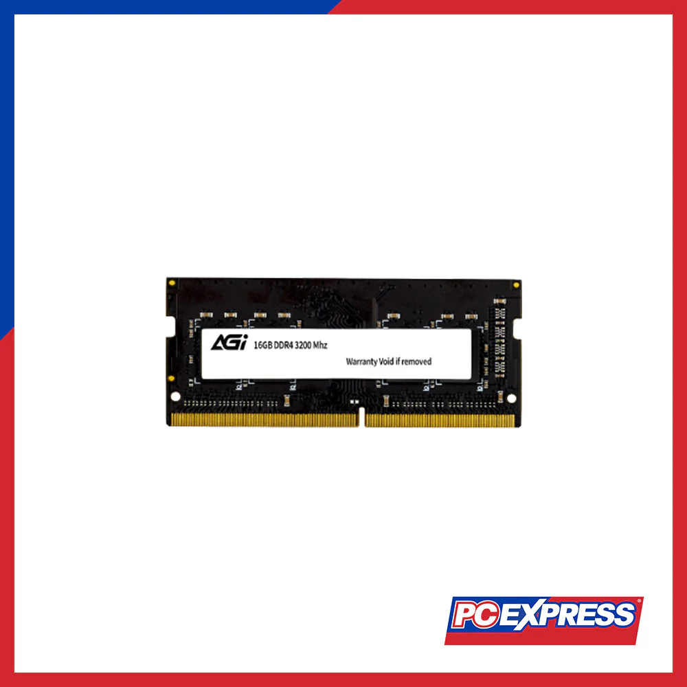 AGI 16GB DDR4 3200MHz SD138 (1X16GB) (AGI320016SD138-ST) CL22 SODIMM Memory