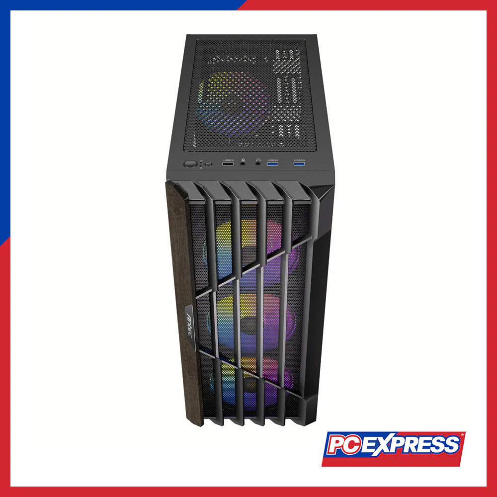 ANTEC AX63 WOOD ARGB Tempered Glass - Black - Image 2