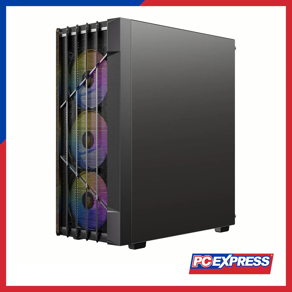 ANTEC AX63 WOOD ARGB Tempered Glass - Black - Image 3