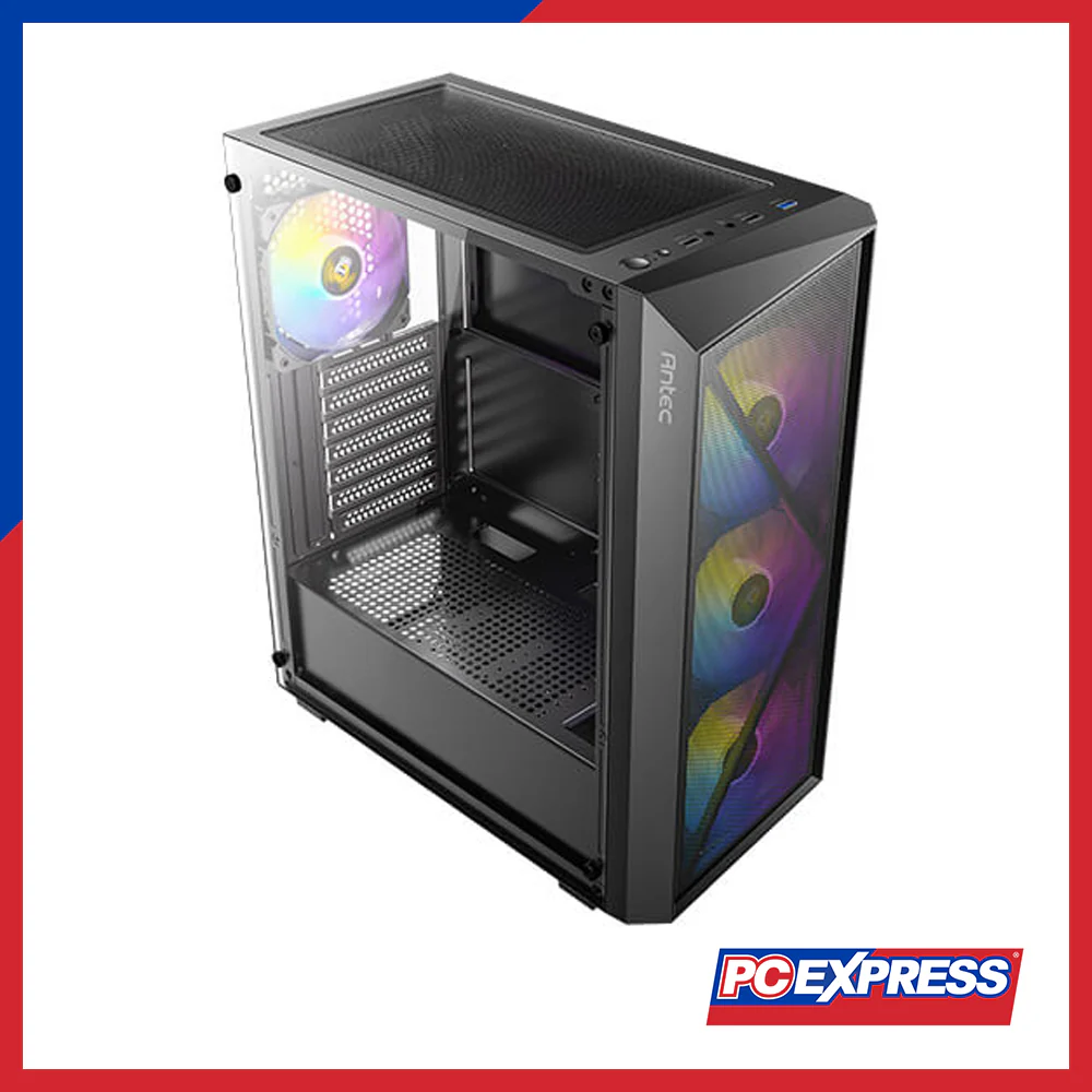 ANTEC AX67 ARGB Tempered Glass Gaming Case (With Free Mouse Pad) - Black - Image 6