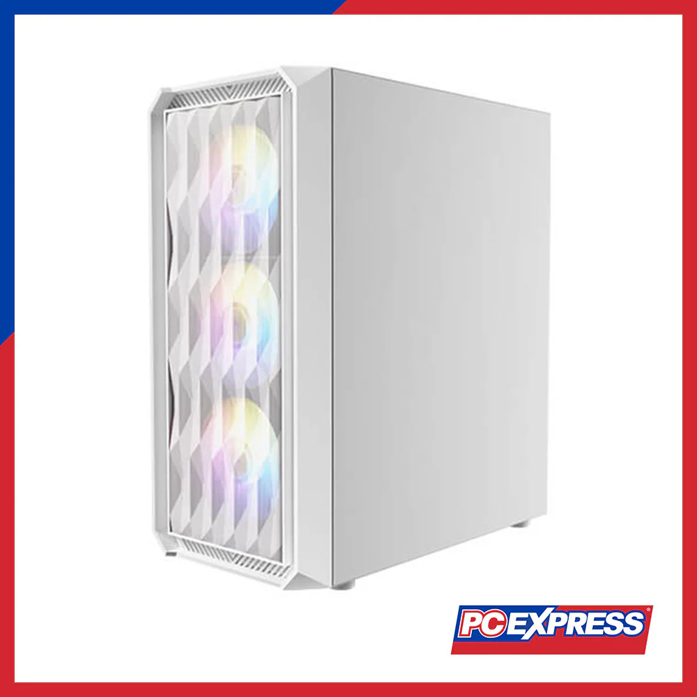 ANTEC NX292 Elite Series-Mid Tower Gaming PC Case - White - Image 5