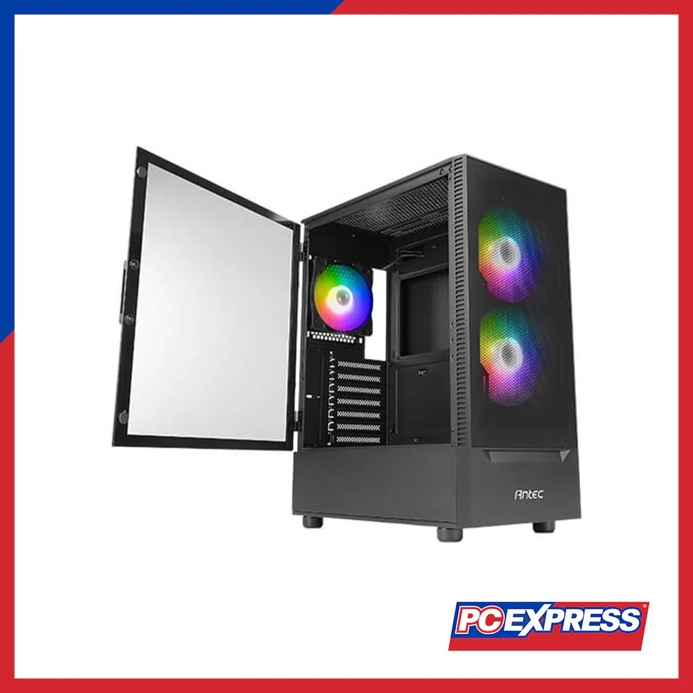 ANTEC NX410 Tempered Glass Mid Tower Gaming Chassis (Black) - Image 2
