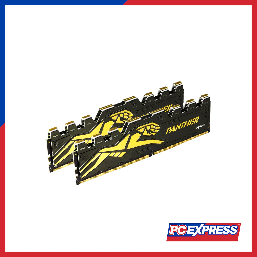 APACER 16GB DDR4 3200MHz (2X8GB) (RP-K2 AH4U16G32C28Y7GAA-2) PANTHER GOLDEN Memory Module - Image 2