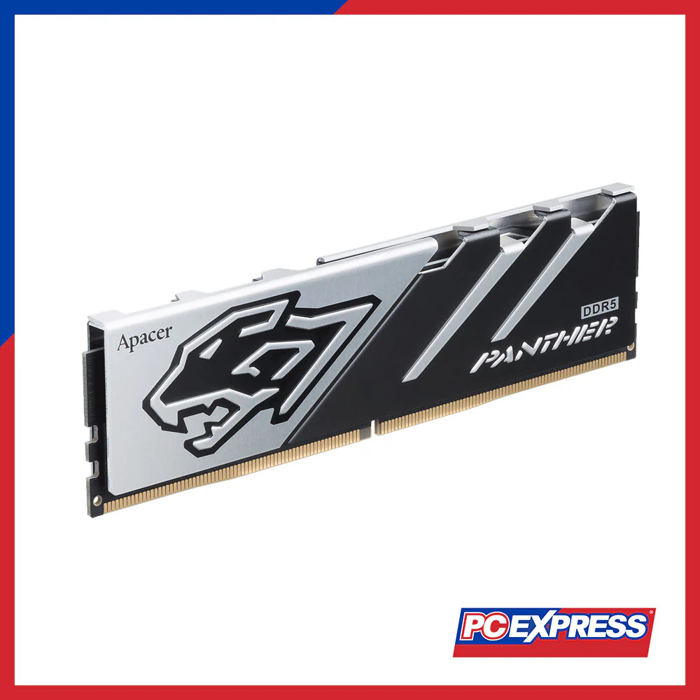 APACER Panther 16GB DDR5 6000MHz W/ Heatsink (AH5U16G60C6227BAA-1) Desktop Memory - Black - Image 2
