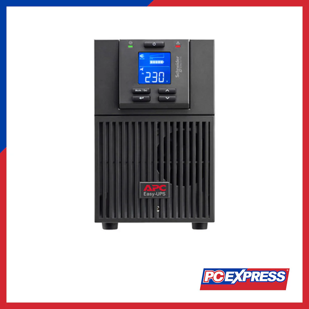 APC (SRV2KI-E) Easy UPS On-Line, 2000VA/1800W, Tower, 230V, 4x IEC C13 outlets, Intelligent Card Slot, LCD - Image 3
