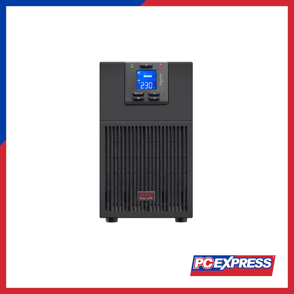 APC (SRV3KI-E) Easy UPS On-Line, 3kVA/2700W, Tower, 230V, 6x IEC C13 + 1x IEC C19 outlets, Intelligent Card Slot, LCD - Image 3