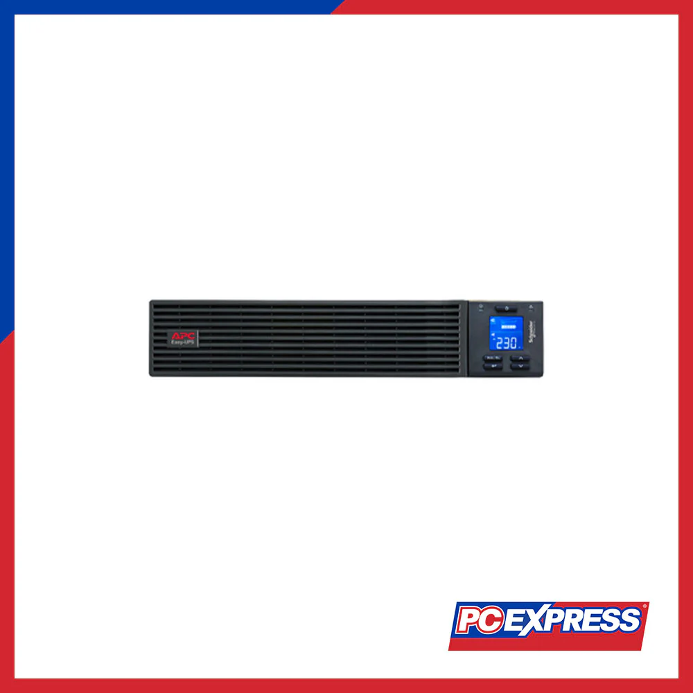 APC (SRV3KRI) Easy UPS On-Line, 3kVA/2400W, Rackmount 2U, 230V, 6x IEC C13 + 1x IEC C19 outlets, Intelligent Card Slot, LCD, W/O rail kit - Image 3