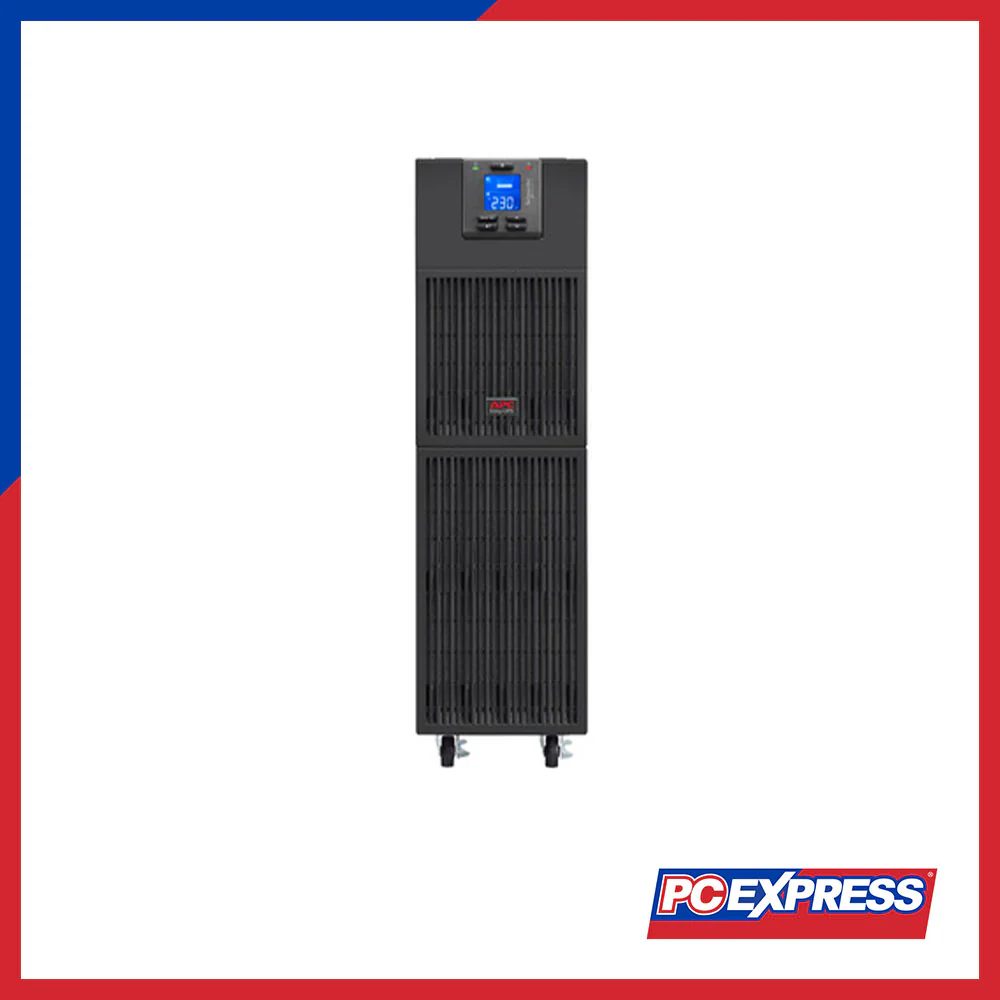 APC (SRV6KI) Easy UPS On-Line, 6kVA/6kW, Tower, 230V, Hard wire 3-wire(1P+N+E) outlet, Intelligent Card Slot, LCD - Image 3