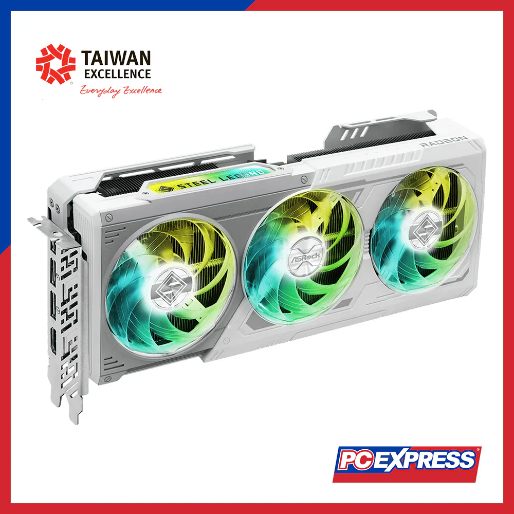 ASROCK AMD Radeon™ RX 9070 XT Steel Legend 16GB GDDR6 (RX9070XT SL 16G) 256-bit ARGB Graphics Card - Image 3