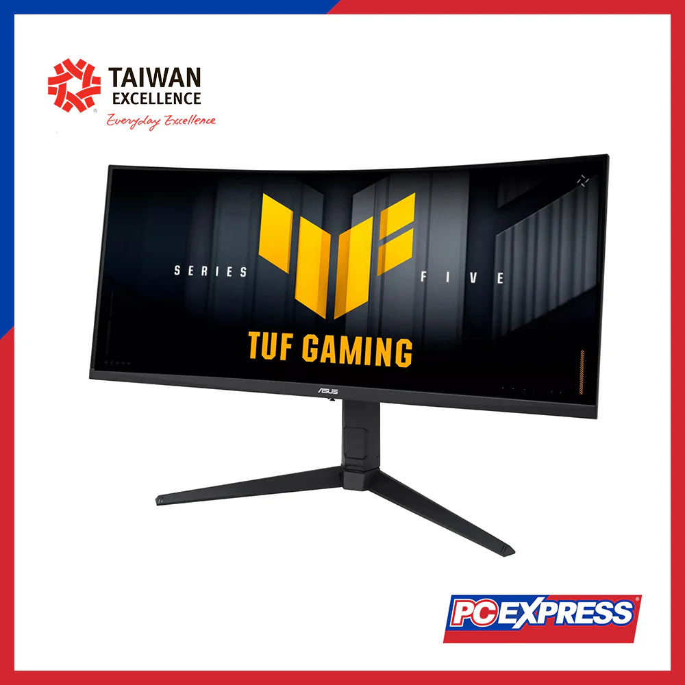 ASUS 34" TUF Gaming Series 5 (VG34WQML5A) Curved Gaming Monitor - Black - Image 2
