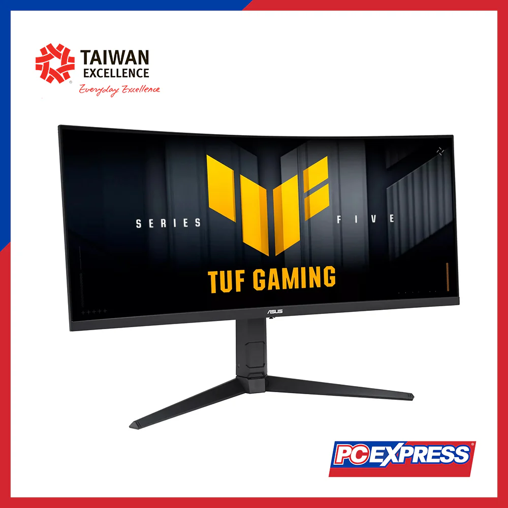 ASUS 34" TUF Gaming Series 5 (VG34WQML5A) Curved Gaming Monitor - Black - Image 4