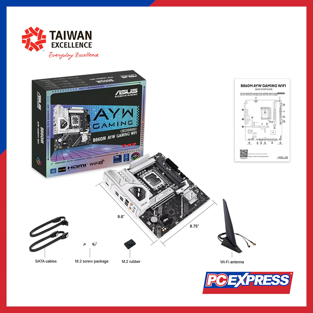 ASUS B860M AYW Gaming WiFi micro-ATX Motherboard - Image 7