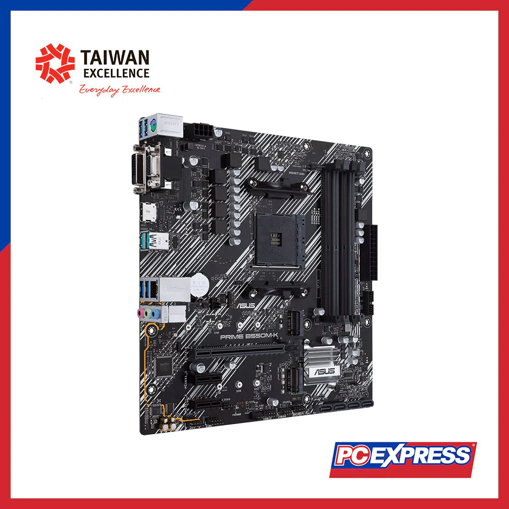ASUS PRIME B550M-K Micro-ATX Motherboard - Image 2
