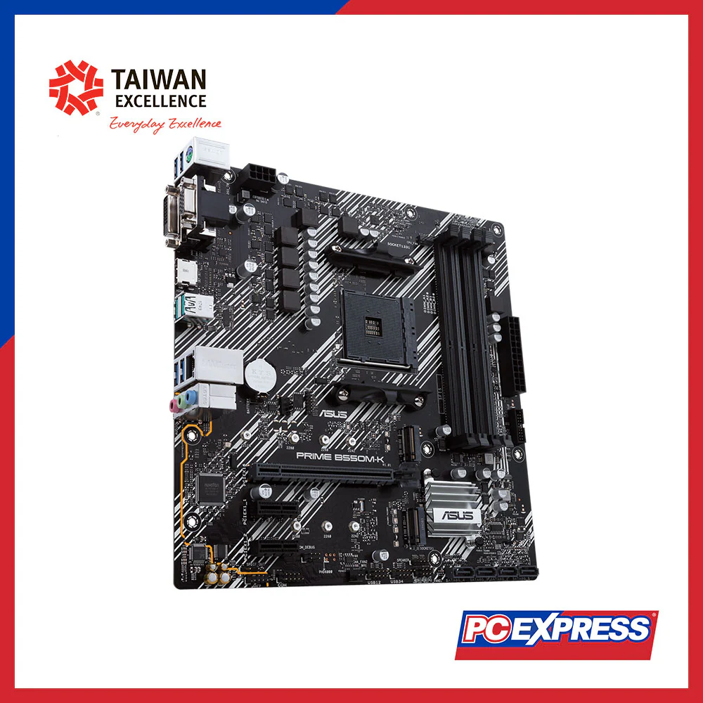 ASUS PRIME B550M-K Micro-ATX Motherboard - Image 3