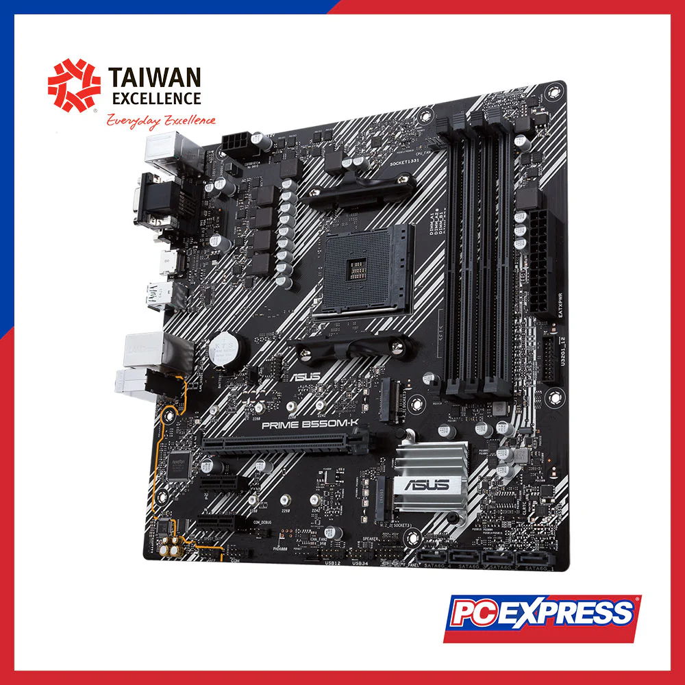 ASUS PRIME B550M-K Micro-ATX Motherboard - Image 4