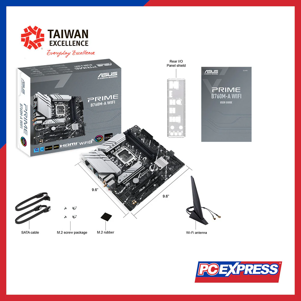 ASUS PRIME B760M-A WIFI Micro-ATX Motherboard - Image 6