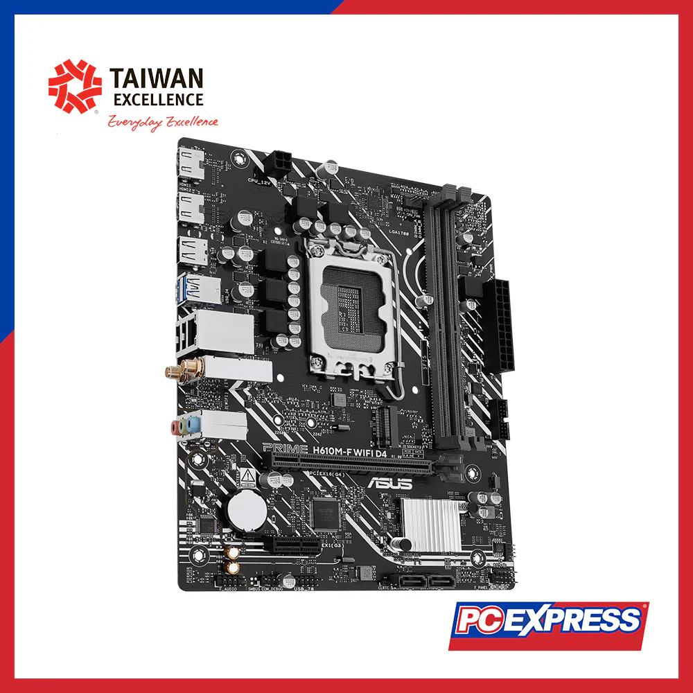 ASUS PRIME H610M-F WiFi D4 micro-ATX Motherboard - Image 3