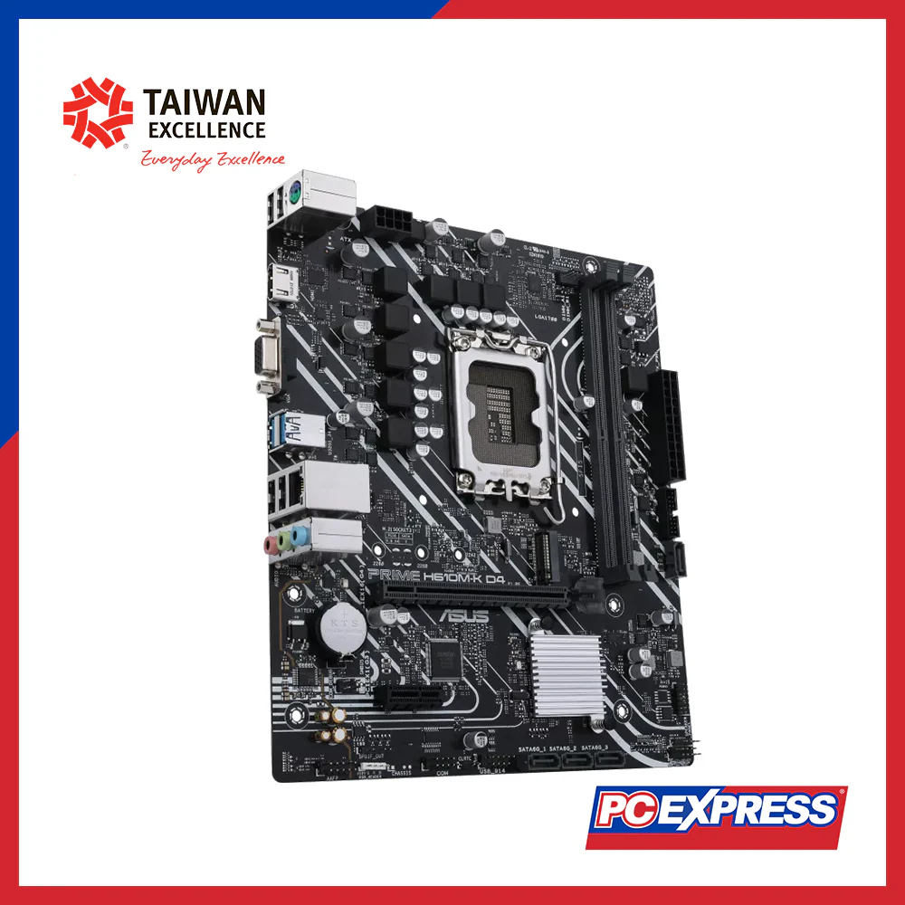 ASUS PRIME H610M-K D4/CSM micro-ATX Motherboard - Image 3
