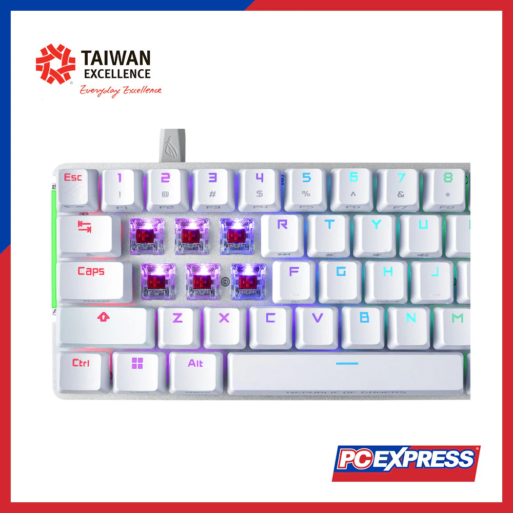 ASUS ROG Falchion Ace (90MP0346-BKUA10) Gaming Keyboard - White - Image 3