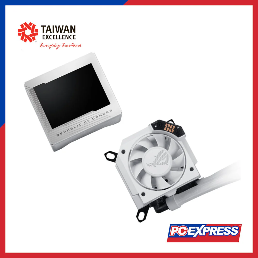 ASUS ROG RYUJIN III 240 ARGB All-in-One CPU Liquid Cooler Fan (White) - Image 4