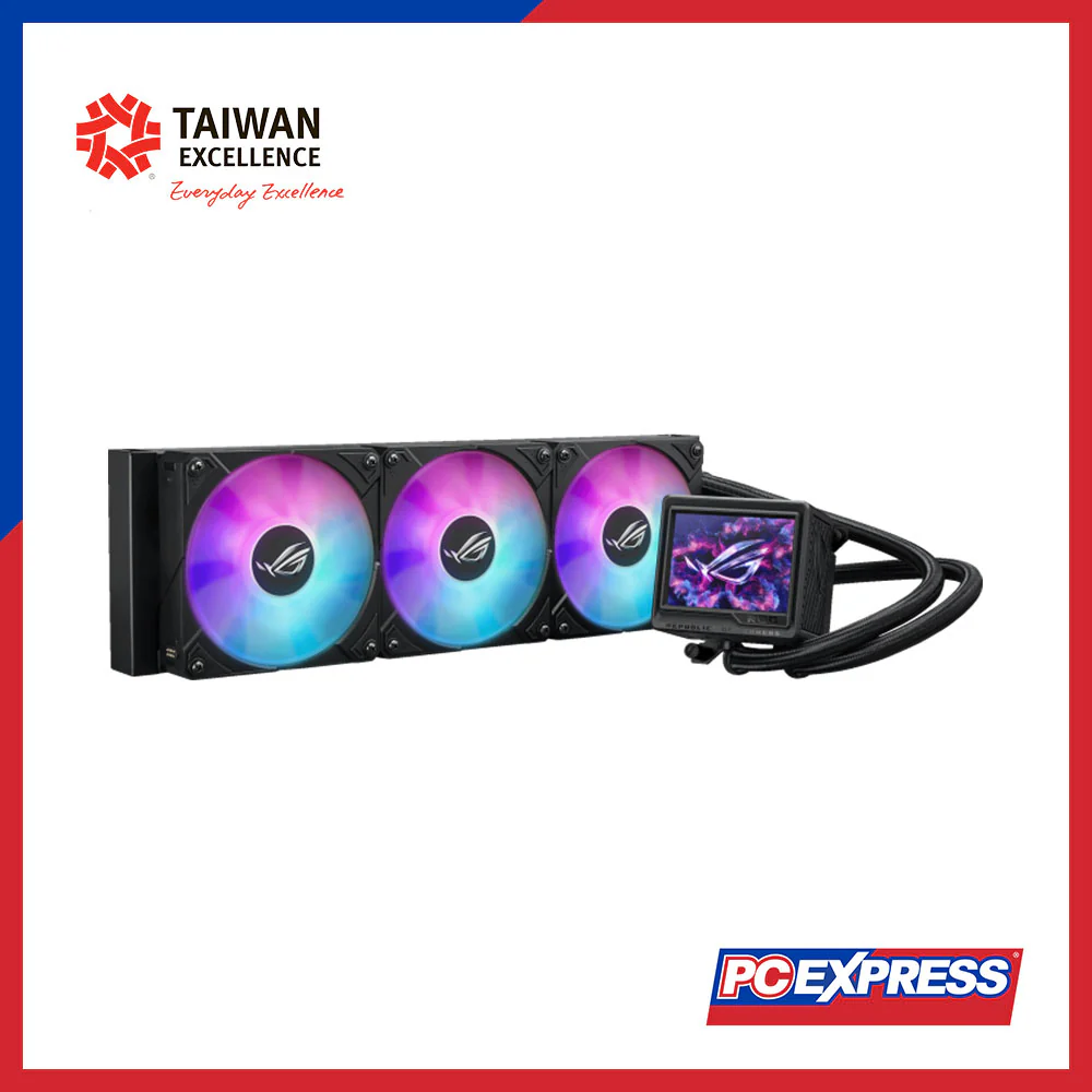 ASUS ROG RYUJIN III ARGB Extreme CPU Liquid Cooler Fan (Black) - Image 2