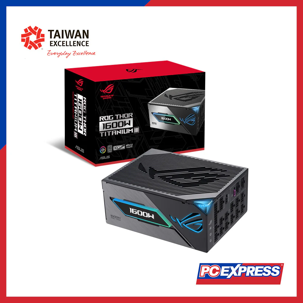 ASUS ROG THOR III 1600W 80+ Titanium Full Modular Power Supply - Image 6