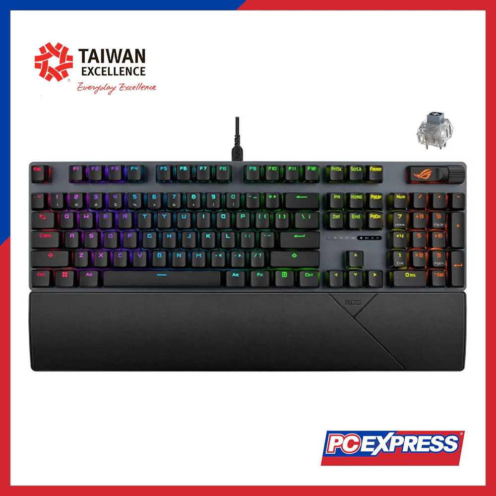 ASUS ROG XA14 Strix Scope II X PBT (NX Storm V2 Switch) Mechanical Gaming Keyboard - Black