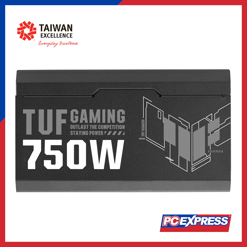 ASUS TUF Gaming EVO 750W 80+ Gold (90YE00SB-B0ZA00) ATX Power Supply - Black - Image 5