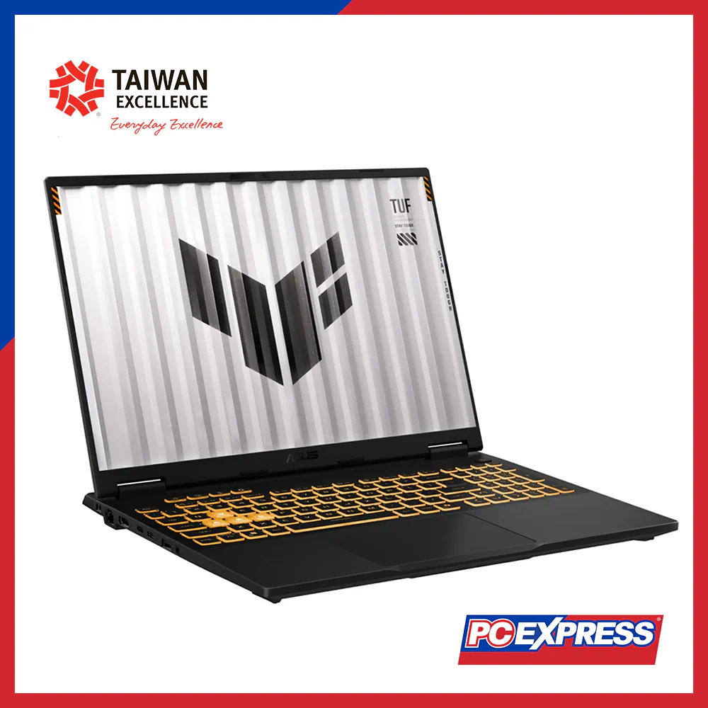ASUS TUF GAMING F16 (FX608JMR-RV314WSM) (90NR0NB1-M00HK0) GeForce RTX™ 5060 Intel® Core™ i7 Laptop (Jaeger Gray)