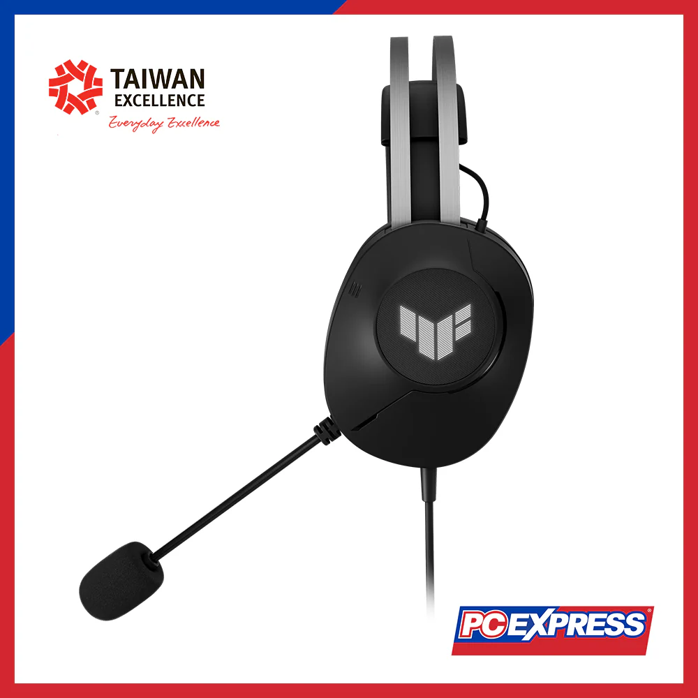 ASUS TUF Gaming H1 Gen II Wired Gaming Headset - Black - Image 5