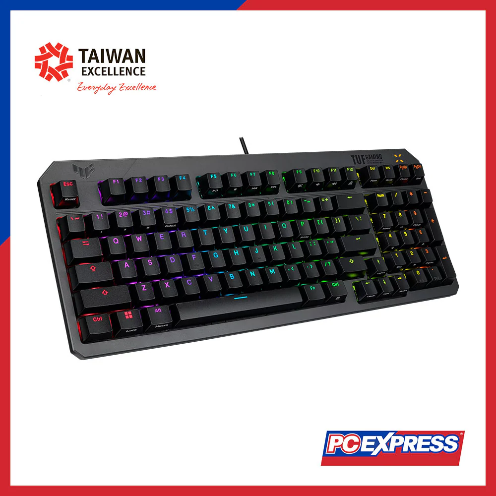 ASUS TUF Gaming K3 Gen II RGB Gaming Keyboard - Blue Switch - Image 5