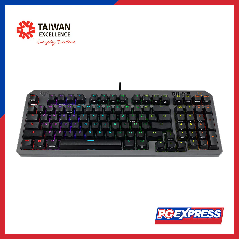 ASUS TUF Gaming K3 Gen II RGB Gaming Keyboard - Red Switch - Image 3