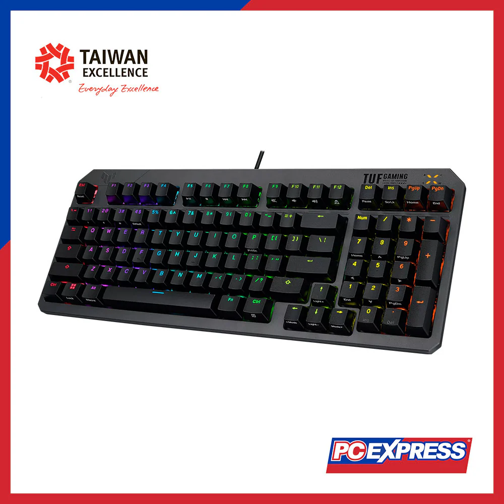 ASUS TUF Gaming K3 Gen II RGB Gaming Keyboard - Red Switch - Image 4