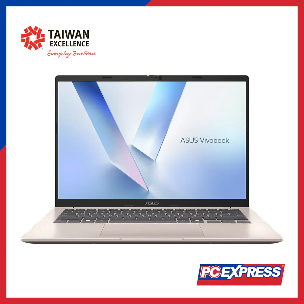 ASUS Vivobook 14 (X1407CA-LY170WSM) (90NB1582-M00890) Intel® Core™ Ultra 5 Laptop (Platinum Gold)