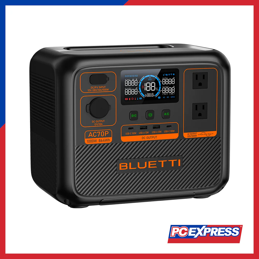 BLUETTI AC70P Portable Power Station | 1000W - Image 5