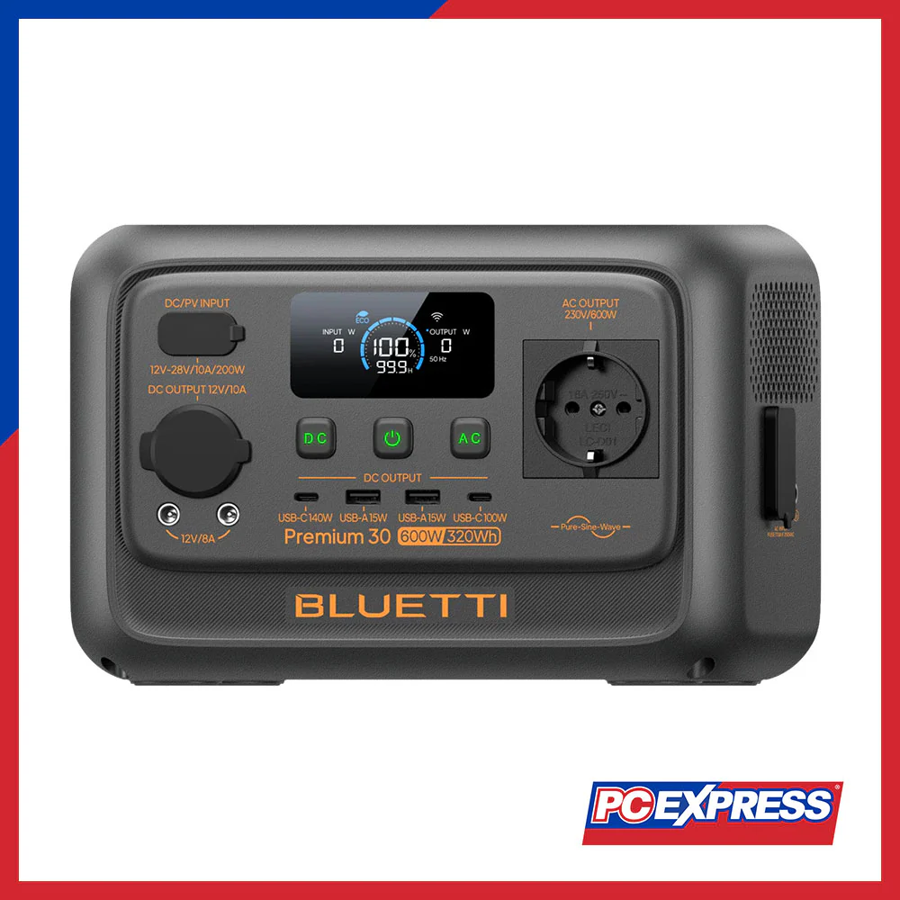 BLUETTI Premium 30 V2 320WH 600W Portable Power Station - Image 4