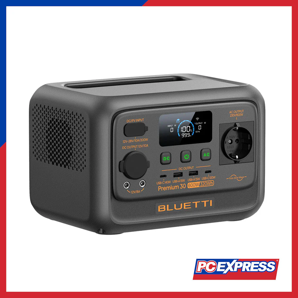 BLUETTI Premium 30 V2 320WH 600W Portable Power Station - Image 5