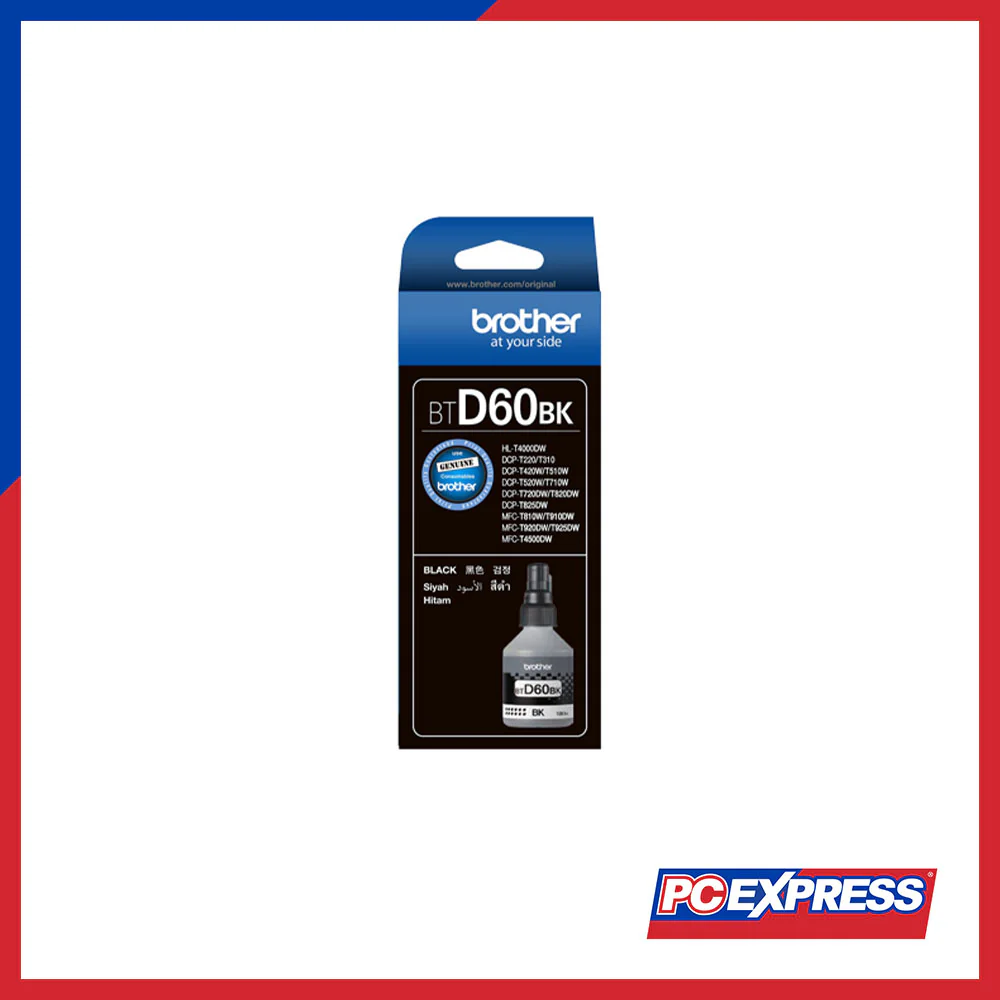 BROTHER BT-D60BK Ink Bottle Black - Image 2