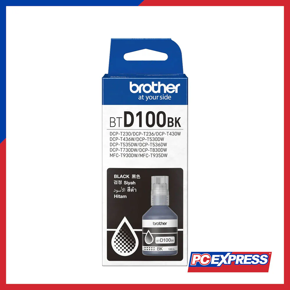 BROTHER BTD100BK Ink Bottle (Black)