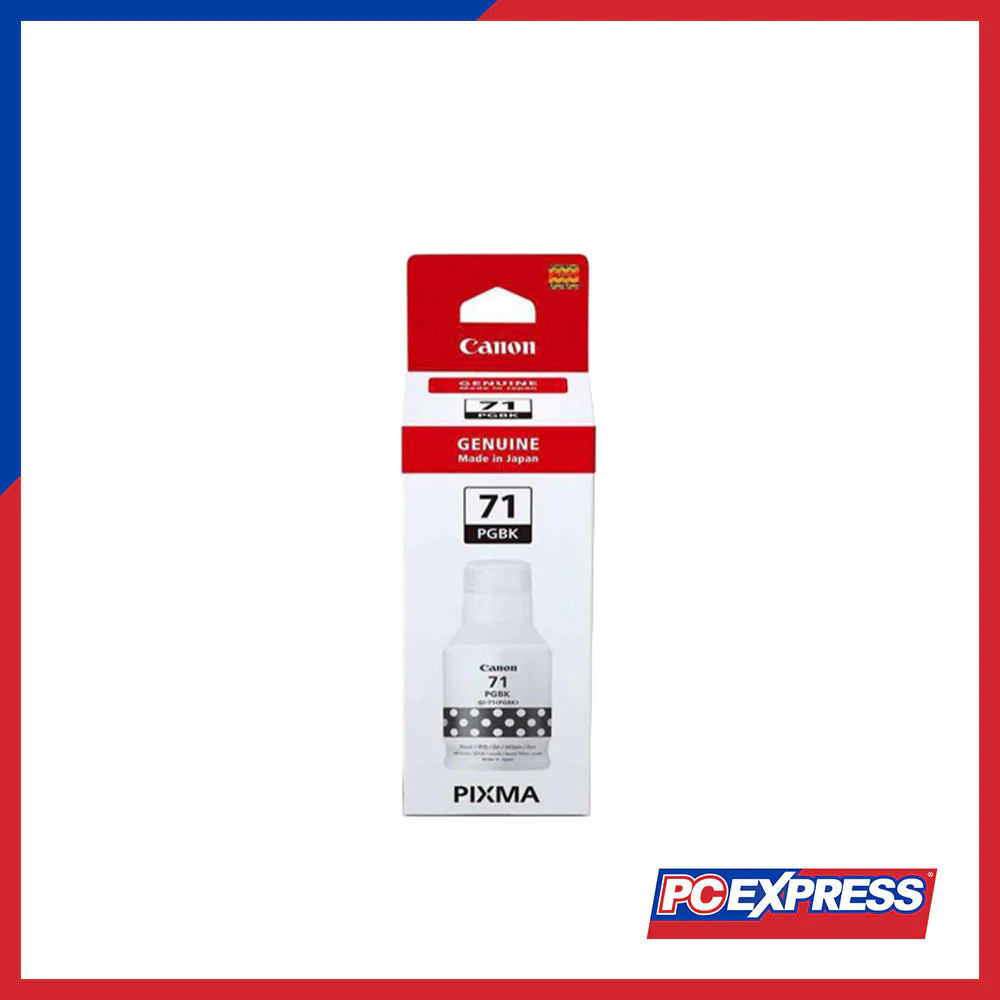 CANON GI-71 PGBK (Pigment Black) Ink Bottle - Image 2