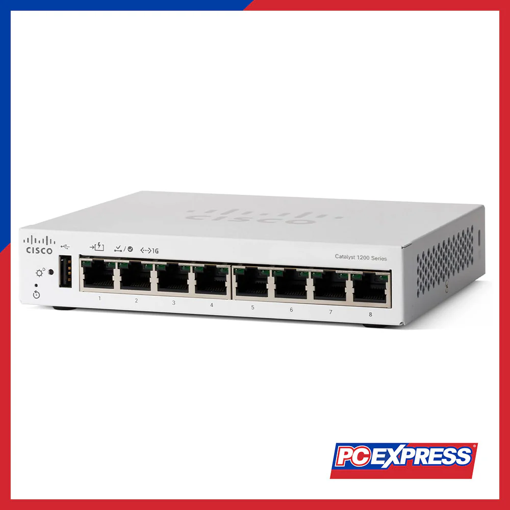 CISCO Catalyst (C1200-8T-D) 8-Port Smart Switch