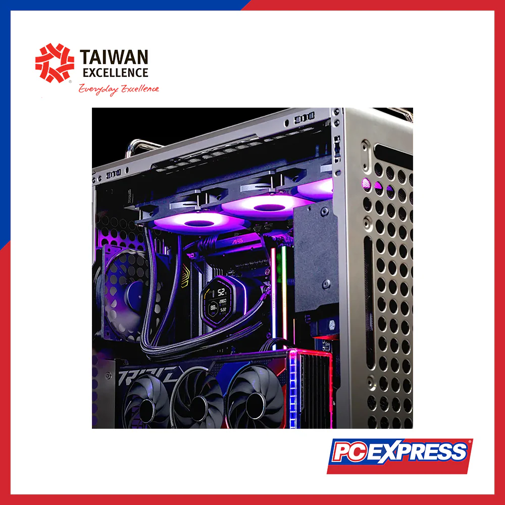 COOLER MASTER Master Liquid Core Nex Digital 240 (MLX-D24M-A18PA-RD) ARGB Liquid CPU Cooler Fan - Black - Image 3