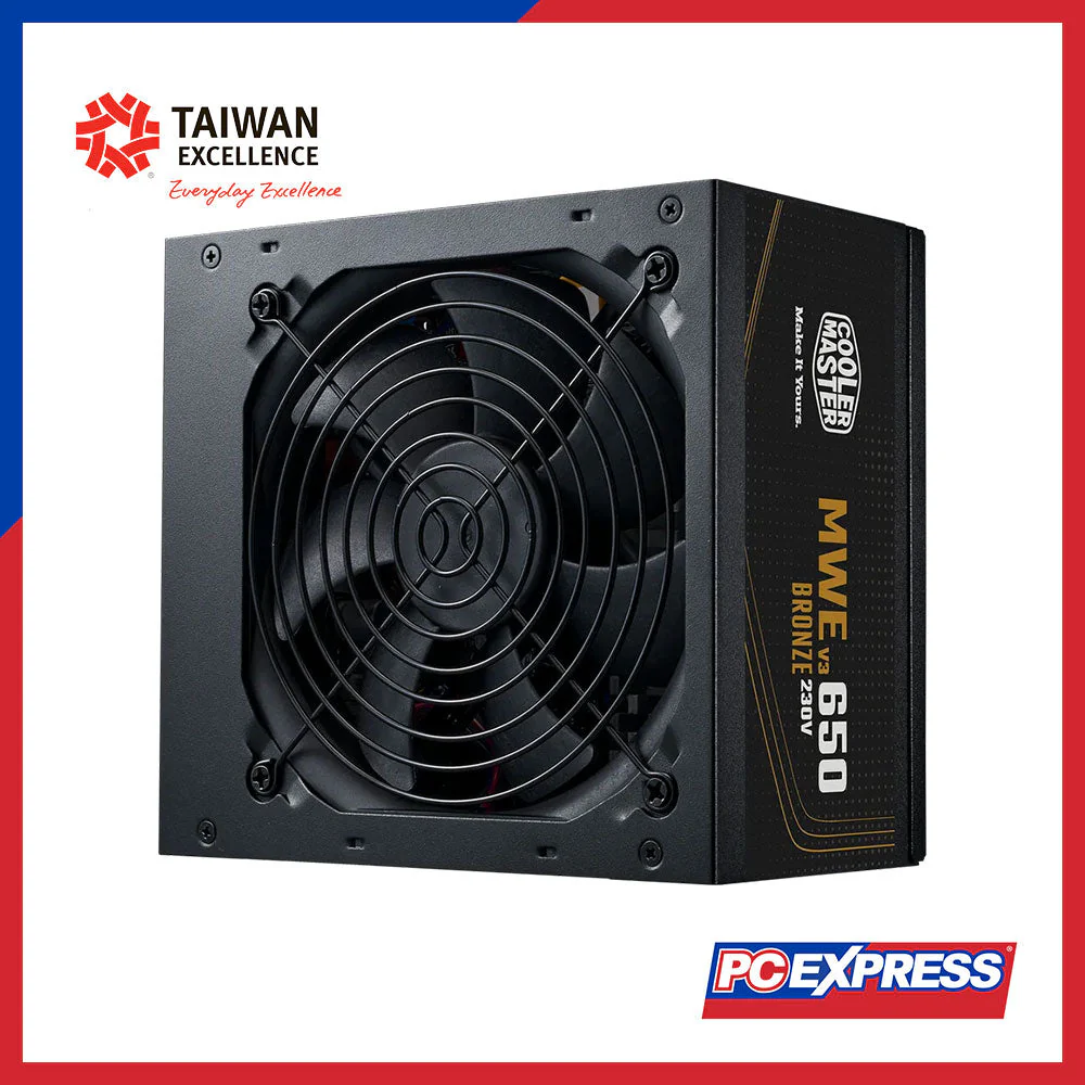 COOLER MASTER MWE V3 650W 80+ Bronze Non-Modular Power Supply