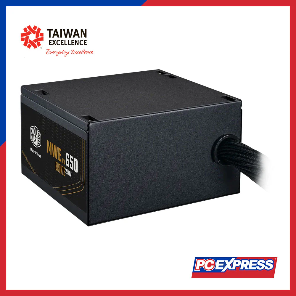 COOLER MASTER MWE V3 650W 80+ Bronze Non-Modular Power Supply - Image 8