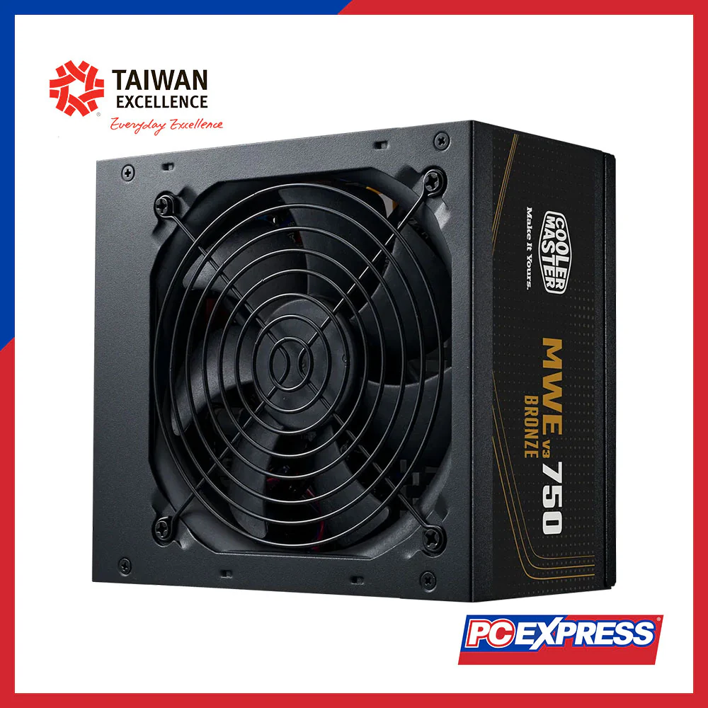 COOLER MASTER MWE V3 750W 80+ Bronze Non-Modular Power Supply - Image 6