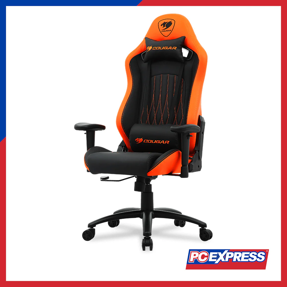 COUGAR Explore Racing Gaming Chair - Black/Orange - Image 2